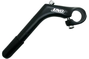 ONOGAL 3221ng Potence fixe avec inclinaison positive pour vélo en aluminium Kalloy 22,2 mm Noir
