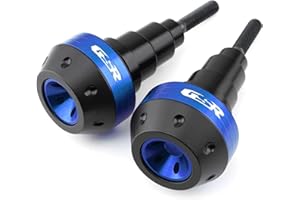 MISKYN Cadre De Protection Contre Les Chutes De Moto, Carénage Coulissant, Protection Anti-Crash, pour Suzuki GSR400 GSR600 GSR750 GSR 600 750 Moteur (Couleur : Blue)