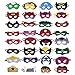 Produktbild 32 Stücke Superhelden Masken, Superhero Party Supplies, Superhelden Cosplay Masken, Party Gefälligkeiten Halbmasken für Kinder oder Jungen im Alter von 3 +
