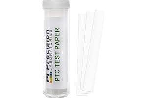 EISCO PTC Taster Paper Strips - Vial of 100 | Genetic Testing Experiment | Demonstrate Effects of Heredity on Taste | - 30µg Per Strip