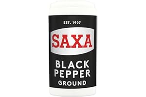 Saxa Ground Black Pepper, Simply Unlocks Flavour, 25 g Shaker (Pack of 1)
