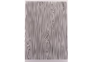 ARRIETTYCRAFT Cartella di goffratura di plastica del fondo del legno per Scrapbook DIY Album Card Tool Cartelle di plastica del modello