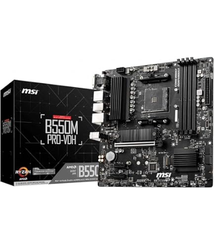 MSI B550M PRO-VDH WiFi ProSeries Anakart (AMD AM4, DDR4, PCIe 4.0