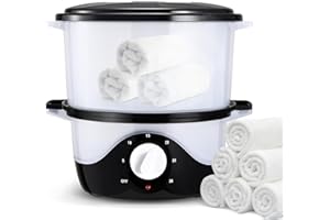 Calentador de Toallas, Sunowl Calentador Toallas Electrico Calentamiento rápido a 200F en 10 Minas, 3 L Calentador de Toallas Estetica de Gran Capacidad para SPA/Faciales/Peluquería/Uso Doméstico