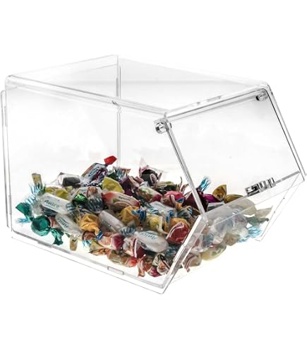 Espositore Plexiglass 4 Vaschette - Porta Caramelle O Oggetti | Bancone Bar E Negozi