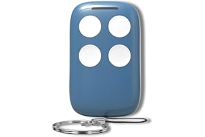 Quick 4in1 - Telecomando Universale di ricambio per FAAC, BFT, CAME, V2 e tutti gli universali | Duplica Fino a 4 Telecomandi | Per Cancelli, Garage, Serrande, Sbarre automatiche