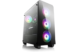 ‎CSL-COMPUTER Gaming PC mit Windows 11 Home | AMD Ryzen 5 5500 6x3.6GHz | RTX 3060 (12GB) | 1000GB M.2 NVMe | 16GB DDR4 RAM | WLAN | Computer für Zocker, Gamer Desktop Rechner zum Spielen | A12412