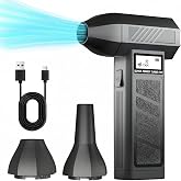 Romofy Profesyonel Turbo Jet Fan 130.000 RPM - LED Ekranlı Mini Turbo Fan Taşınabilir Basın&ccedil;lı Hava Cihazı - Ara&ccedil;, Klavye, Ma
