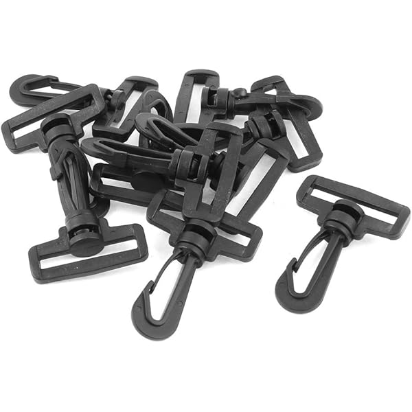 Lot De 3 Mousquetons Pivotants De Rechange Pour Loisirs