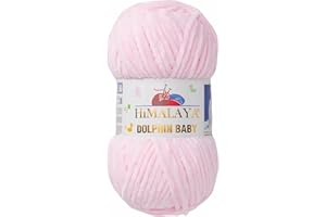 GENERIC Strickfein Himalaya Dolphin Baby Wolle Garn Baumwolle Strickwolle zum Stricken häkeln (80303 Babyrosa)