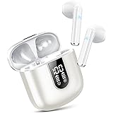 Cuffie Auricolari Bluetooth 5.3 con Stereo HiFi Immersivo, Wireless Mini Incorporato 4 HD Mic, Cuffiette IP7 Impermeabili, Se