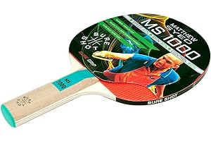 Sure Shot Matthew Syed MS-1000 - Raqueta de Tenis de Mesa (Goma)