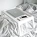 Produktbild Wgwioo Portable Laptop Schreibtisch Faltbare Frühstück Servieren Bett Tablett Leichte Faltbare Laptop Tisch,White