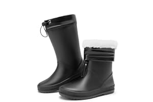 DREAM PAIRS KIDS Bottes de Pluie pour Enfants Imperméables et Légères Bottines Antidérapante Durable