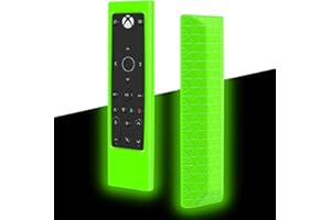 OYRLIZE Silicone Protective Case for PDP Gaming Remote Control: Xbox Series X|S Xbox One, Xbox,Shockproof Remote Case Holder Skin Proetector for PDP Xbox One Remote Battery Back Covers Case-Glowgreen