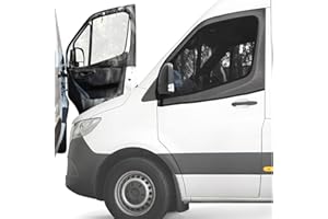 ‎LIVING IN A BUBBLE Living in a Bubble Magnetisches Insektenschutzgitter für Vordertüren (Paar) - Universelle Größe für Wohnmobile & Autos. Insektenschutzgitter Van-Leben Zubehör