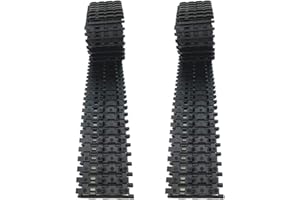 H HILABEE 2 Stücke Kunststoff Crawler Tank Track Für DIY Robotik RC Auto Ersatz 78 cm