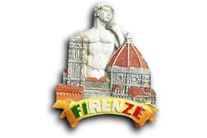 WEDARE MAGNET SOUVENIR Firenze Italia Calamita Frigorifero 3D David Statua Viaggio Sticker Souvenirs, Resina Decorazione Casa e Cucina Firenze Italia Magnete Frigorifero dalla Cina