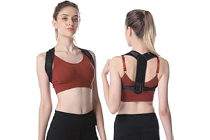 XUNIVERS Posture Correcteur Dos Droit Femme,Ceinture Dorsale Homme Redresseur de Dos - Réglable Correcteur pour Maintien du Dos Droit du Cou et des Épaules,Soutien pour le haut du dos