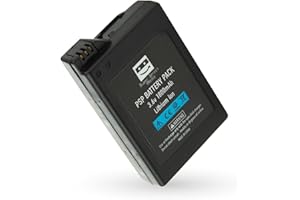 SUPER SMASH MEDIA SuperSmashMedia® - 1800mAh 3.6V Replacement Battery Pack Kit for PSP 1000 1004 PlayStation Portable (Sony PlayStation Portable)