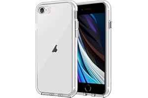 JETech Funda para iPhone SE 3/2 (Modelo 2022/2020), iPhone 8 y iPhone 7, Anti- Choques y Anti- Arañazos (Transparente)