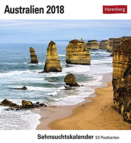 Australien - Kalender 2018: Sehnsuchtskalender, 53 Postkarten