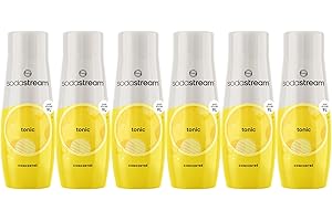 Concentrés SODASTREAM - Lot de 6 concentrés Tonic - Jusqu'a 54L de boissons - 440 ml