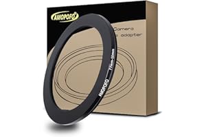 AMOPOFO 77mm-58mm Step-down-Ringe Filteradapter Ring - Metall Filter Adapterring von Kamera Objektiv mit 77mm Filtergewinde auf 58mm Filter-Ring Zubehör