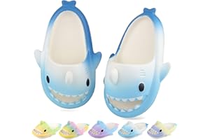 WUYISTAR Chanclas Tiburón Niñas Chanclas de playa para niños Sandalias antideslizantes para piscina Chanclas de Verano