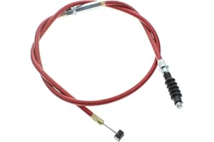 QAZAKY 36inch Red Clutch Cable Compatible with 50cc 70cc 90cc 110cc 125cc 150cc Motorcycle ATV Quad Scooter Go Kart Pit Dirt Mini Bike Tricycle Four Wheele Dune Buggy TaoTao Buyang Coolsport Baja Sunl