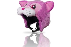 Hoxyheads Housse pour Casque Design tête de Chat Rose