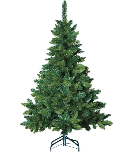 eveXmas - Onyx Classique Vert - 125cm - Sapin de Noël Artificiel - 242 Branches 100% Pointes en polyéthylène - avec Support en métal