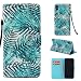 Produktbild NewTH Apple iPhone Xs Max Lederhülle Premium Schutzhülle Wallet Case Muster Design Etui Brieftasche Ledertasche mit Handschlaufe Neu Zubehör im Bookstyle Cover Schale mit Ständer Standfunktion Etui Karten Slot und Magnetverschluss iPhone Xs Max Handycover