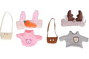Lot de 3 vêtements en peluche de canard, lavables, sans odeur particulière et sans décoloration, vêtements en peluche de canard en peluche de Noël pour enfants(Gris)