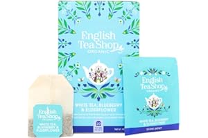 English Tea Shop Organic white tea, blueberries and elderflowers, super tea