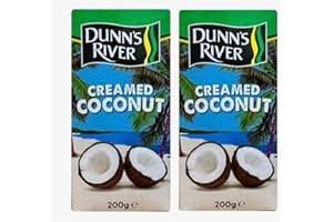 AAYANS Dunn's River Creamed Coconut, 200g, Pack of 2