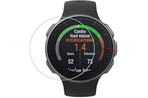 95sCloud 1 Stück Schutzfolie aus für Polar Vantage V/M Watch Watch Bildschirm Schutz, 9H Härte Kratzfest Schutzglas für Smart-Watch Gehärtetem Glas Displayschutz