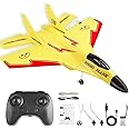 Amitasha 2 CH RC Plane Glider, Remote Control Airplane for Kids Adult Beginner - 2.4 Ghz RC Airplane Jet Foam Plane with Night Light, Easy to Fly - Gift for Boys Age 6-15