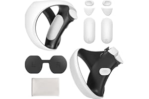 SKYREAT PSVR 2 Linsen Schutzhülle, Anti Rutsch Silikon Pad für Playstation VR2 Sense Controller Zubehör, kratzfeste Objektivabdeckung Rutschfester schweißabweisender Silikon-Patch