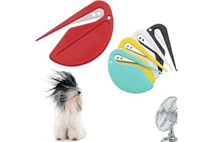 ZXCVWWE Peigne de Nouage pour Animal de Compagnie - Guide Conique pour Chien et Chat, Pénètre les Nœuds et Permet à la Lame de Couper les Poils