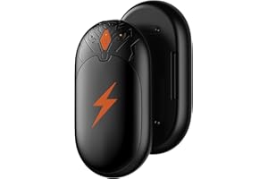 TIEMA Hand Warmers Rechargeable 2 Pack, Electric Handwarmers Portable Pocket Heater, Reusable Hand Warmer 2 in 1, 3 Levels Heat, Up to 24 hrs, Double-Sided Heating USB Warmers for Winter Gifts