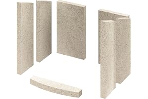 H&M GERMANY Innenauskleidung Vermiculite Kaminofen Hark Opera B ohne Umlenkplatte Brennraumauskleidung passgenau leicht austauschbar Feuerraumauskleidung