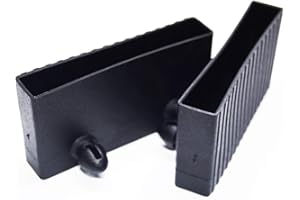 Husseinbolt New replacement 60-64mm side rail bed slat holders/caps (Model B End) for single, double, king and queen size beds frame (Pack of 1 cap)