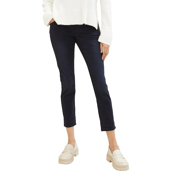 S.Oliver Pantaloni Donna Slim Fit – Vita Media, Tessuto Elastico Morbido – Chiusura Lampo E Gancio – Colore Tinta Unita