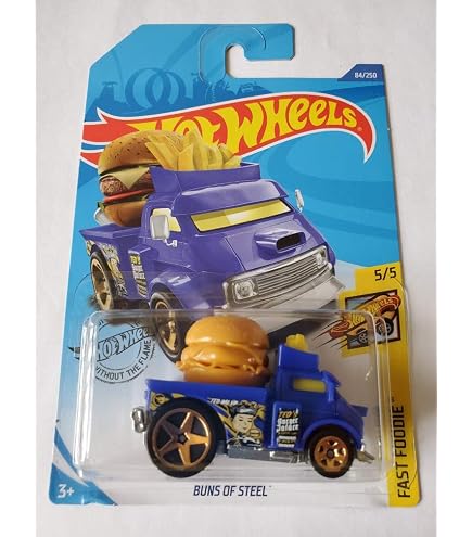 Hot Wheels Buns of Steel - Let's Race 5/5 - HYY88 - Carte courte - Burger et Fritten - Netflix - Mattel 2025-1:64 Hot Wheels Buns of Steel - Let's Race 5/5 - HYY88 - Carte courte - Burger et Fritten - Netflix - Mattel 2025-1:64