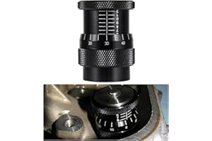 BONBO 4929 Valve Spring Height Micrometer Measurer Tool, 1.600"-2.200" Height Range Suitable for Most V8 Engines (Black)