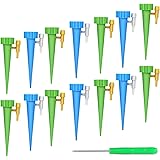 FYLINA Bewässerungssystem 15 Stück Automatisch Bewässerung Set Instellbar Einfaches Zum Gießen von Gartenpflanzen Blumen Bewä