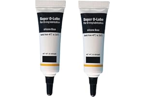 ELINRAT Graisse silicone pour joints toriques - Graisse alimentaire - Graisse silicone piscine - Graisse robinet silicone imperméable pour plombiers | sceau pour jouets et lampes poche 10 g