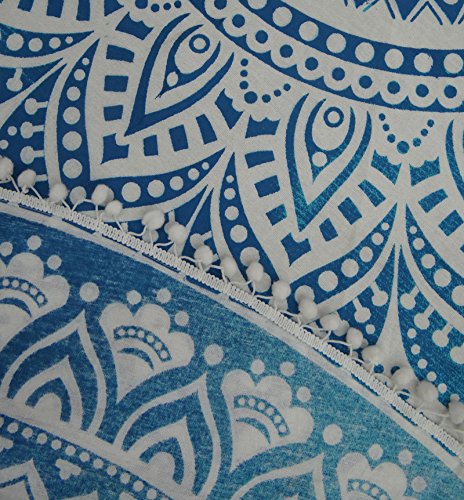Mandala Runde Tapestry Bedspread Werfen Tischläufer Tuch Hippie-Strand-Yoga-Matten 68″ Zoll Durchmesser - 6