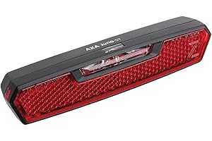 AXA Luz Trasera Juno Steady 50 mm Ocho, Unisex-Adultos, Rojo